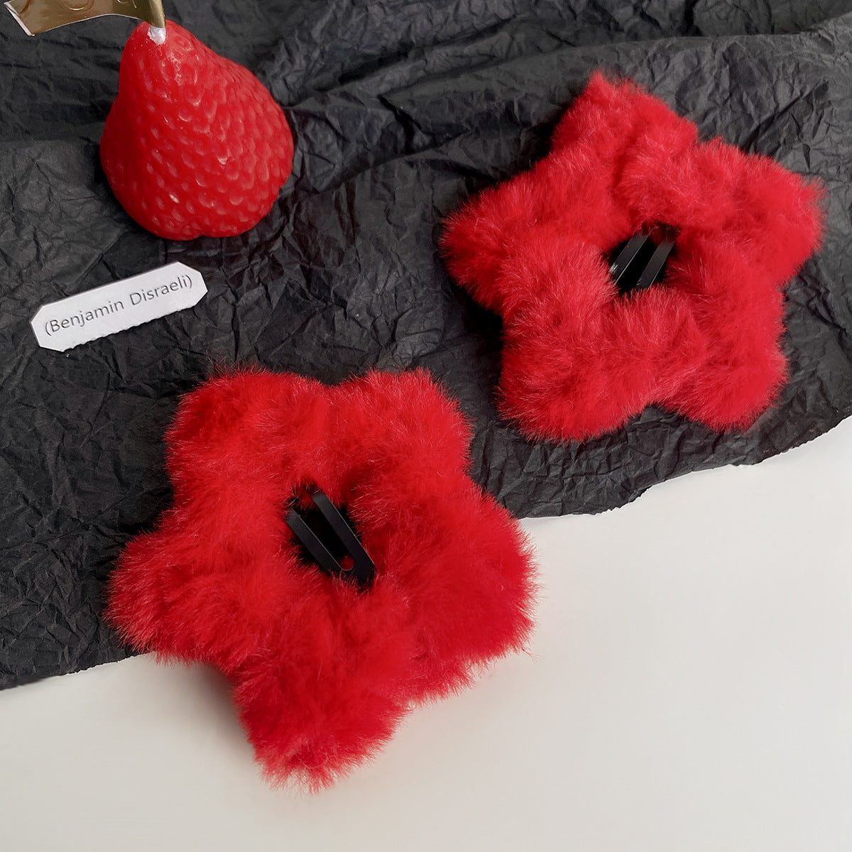 Wholesale New Year Plush Hair Clips